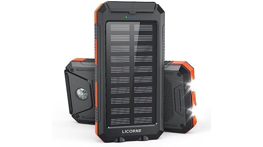 high capacity solar power bank