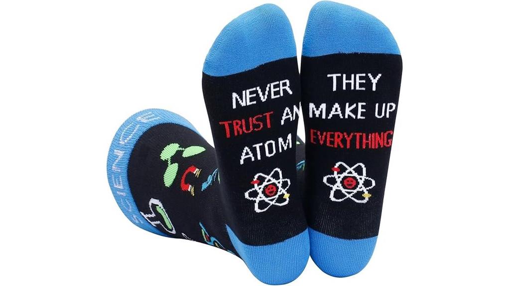 humorous geek themed socks