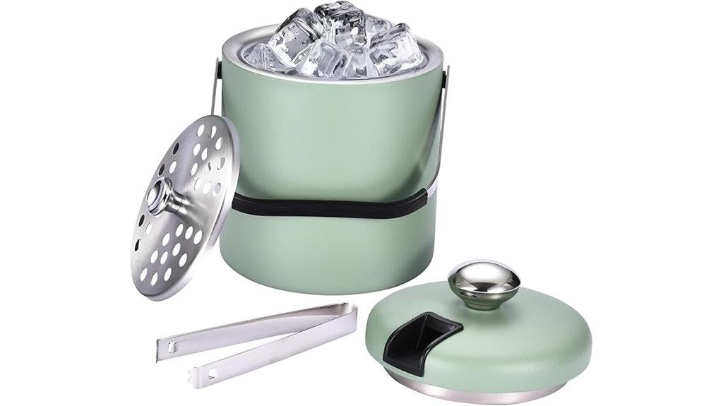 insulated ice bucket scoop