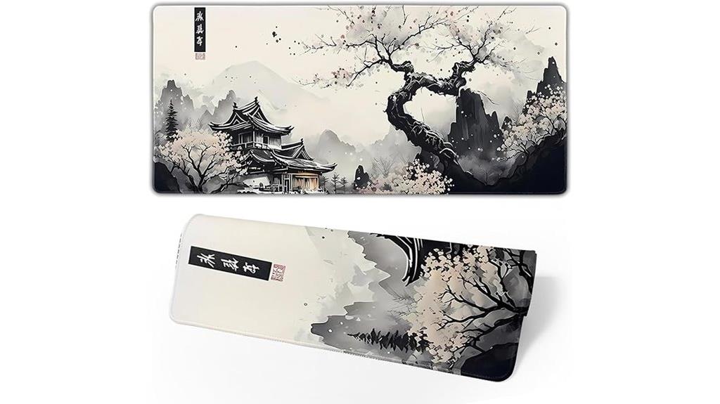 japanese desk mat mouse pad