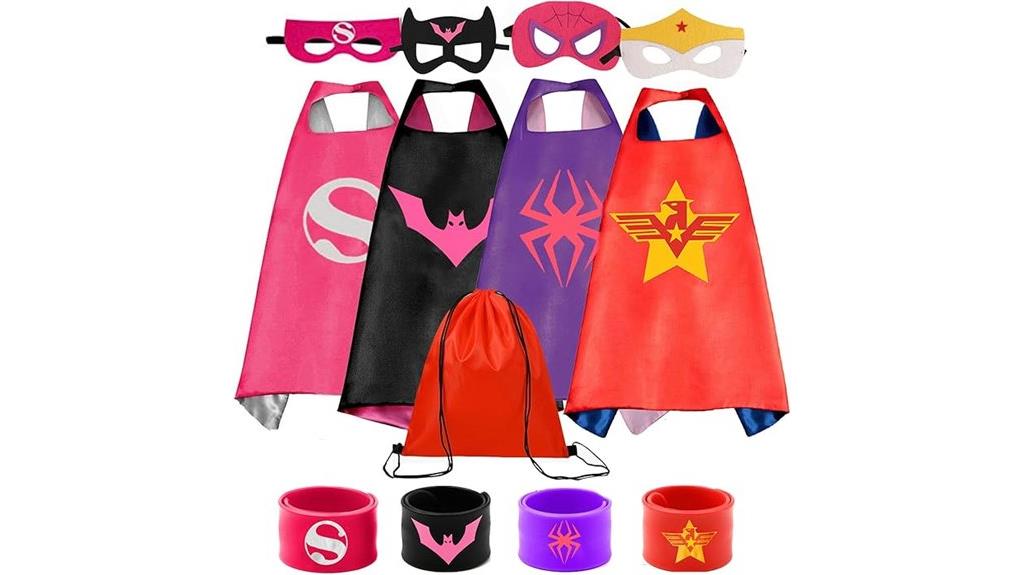 kids superhero capes set