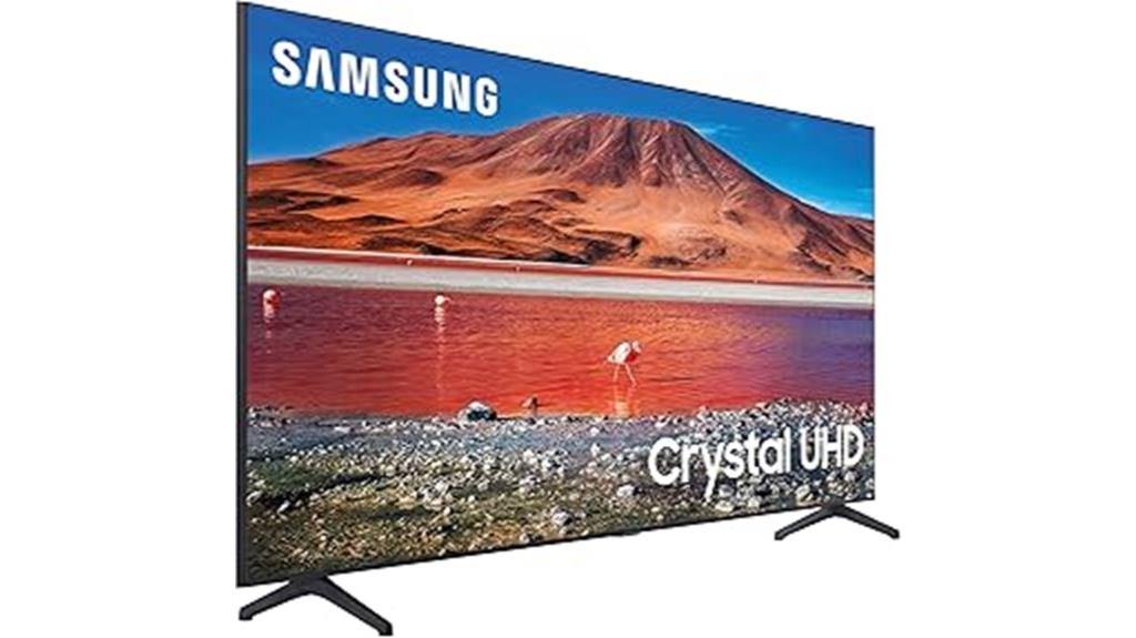 large 4k smart television