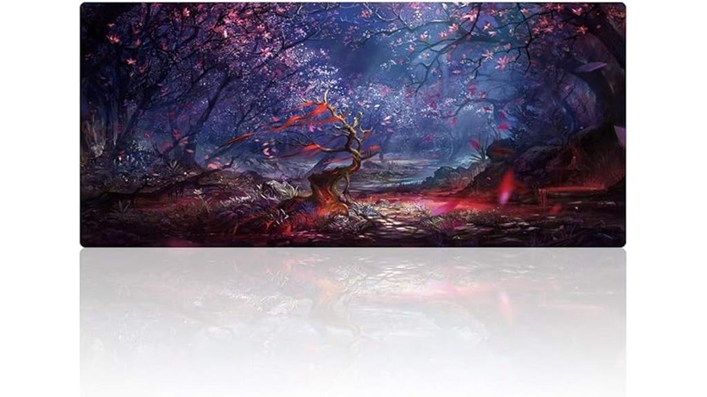 large forest gaming mousepad