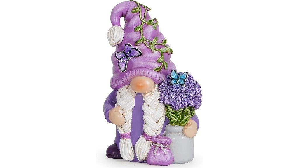 lavender dream gnome figurine