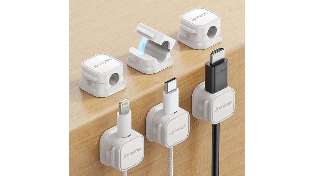 magnetic cable management clips