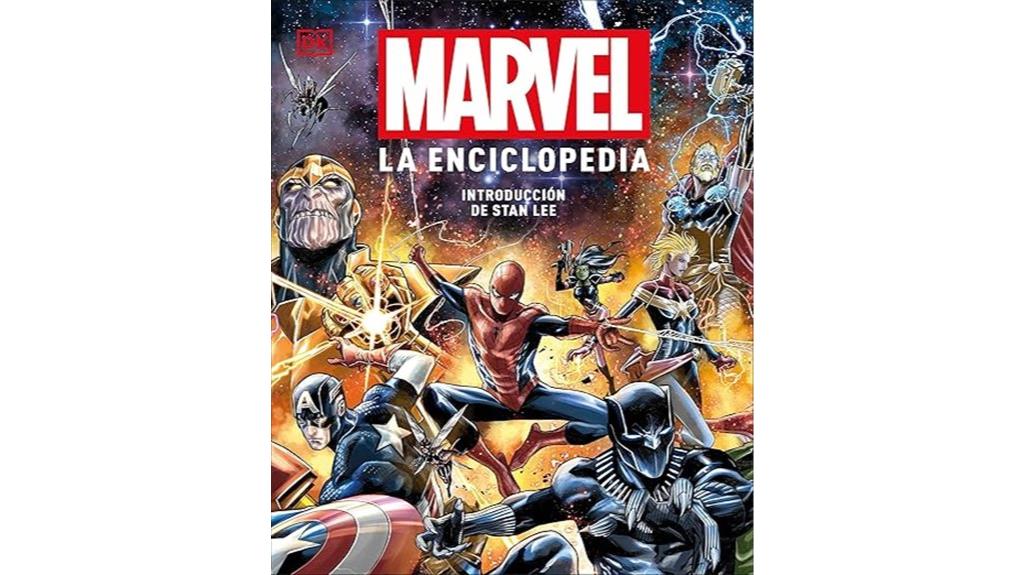 marvel superhero reference book