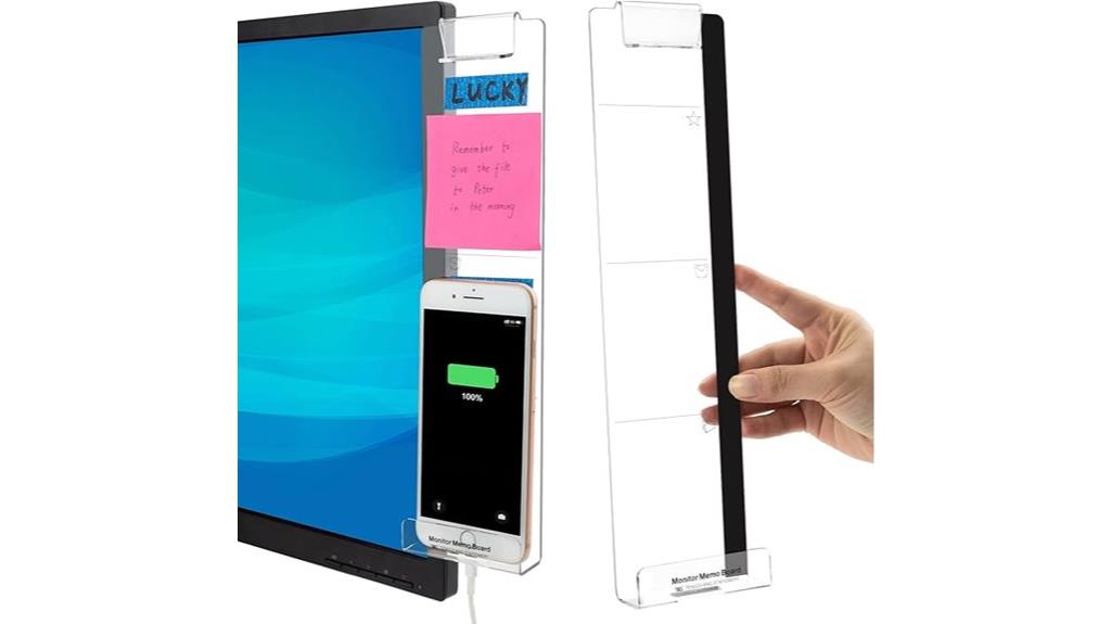 memo board with holder