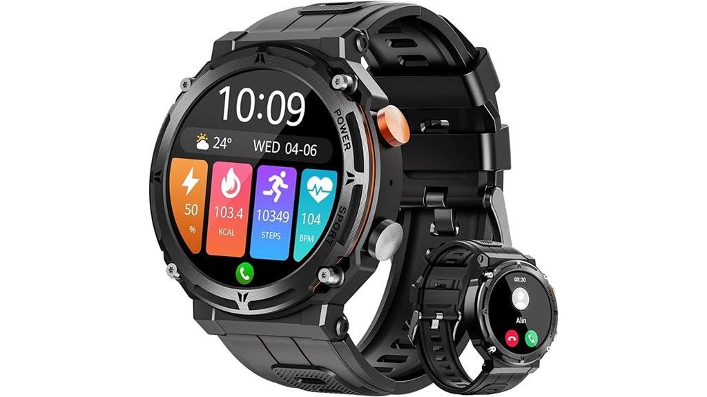 men s military smart watch