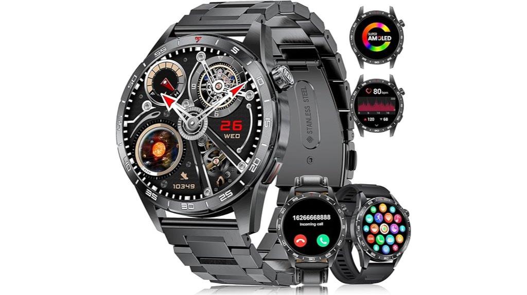 men s smart watch bundle