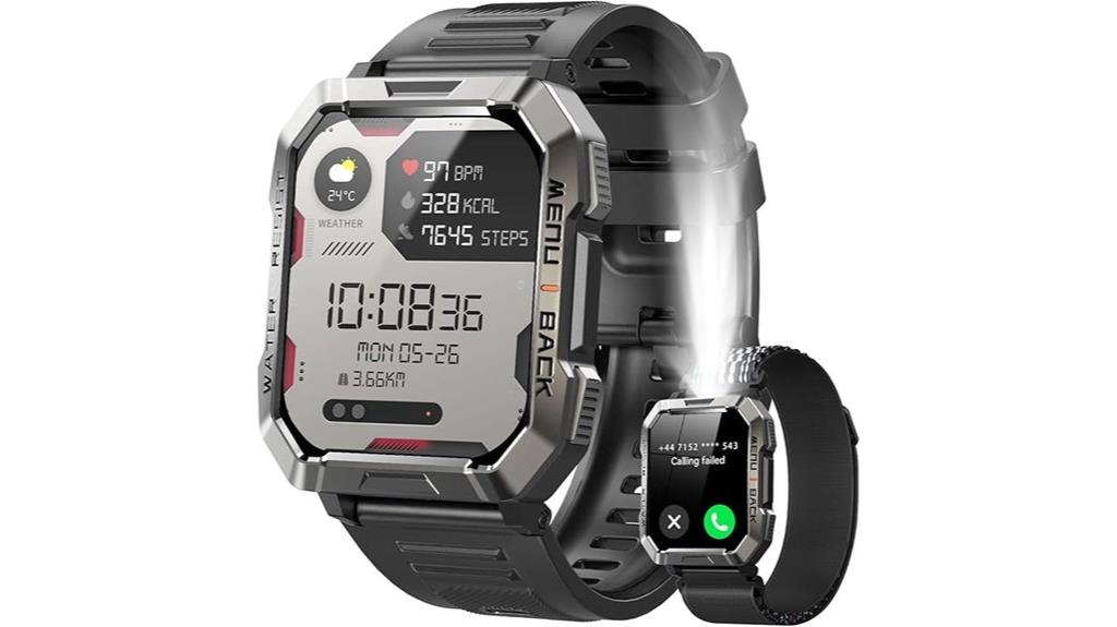 military fitness smart watch