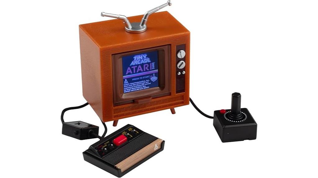 miniature retro gaming console