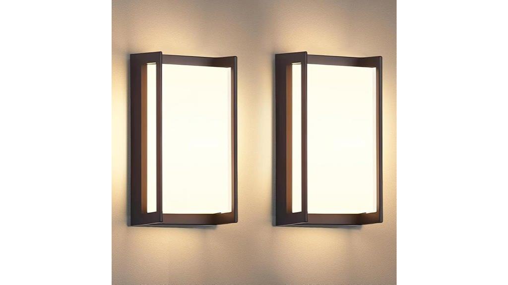 modern outdoor wall lights