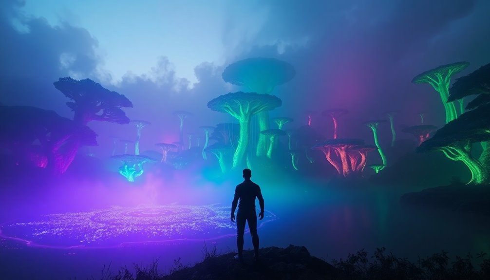 mysterious transformation in wilderness