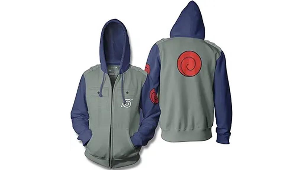 naruto shippuden hooded sweatshirt