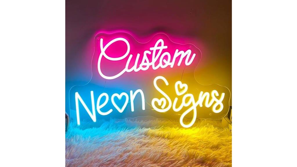 neon name wall decor