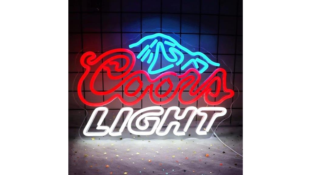 neon wall sign decor