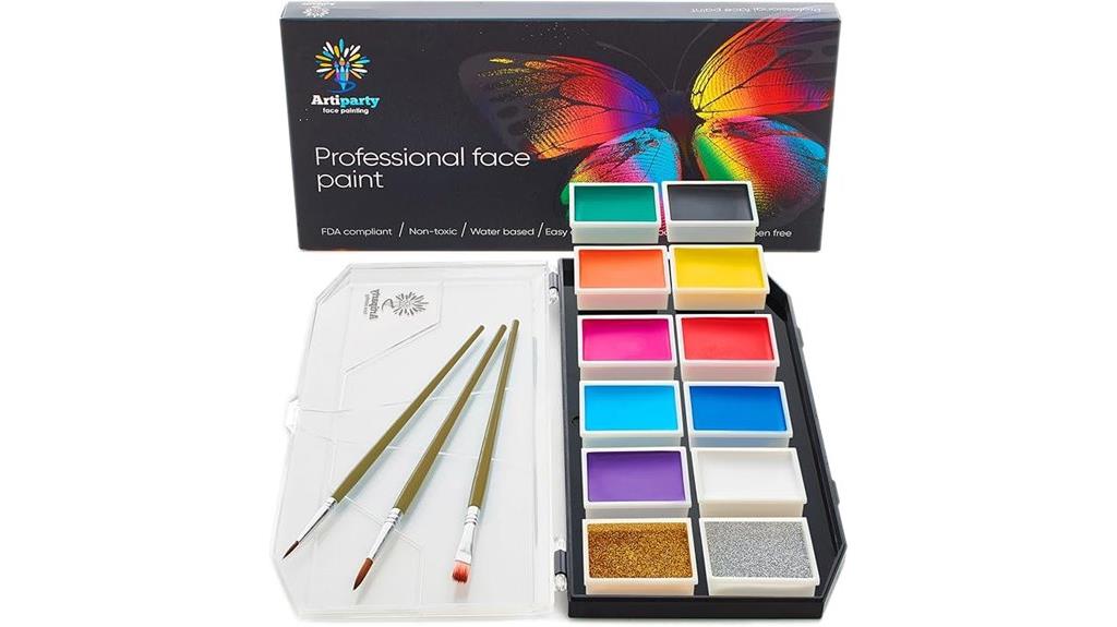 non toxic face paint kit