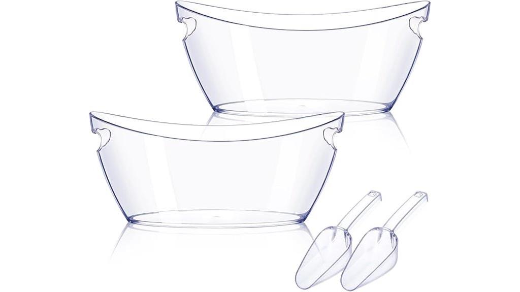 party beverage ice buckets