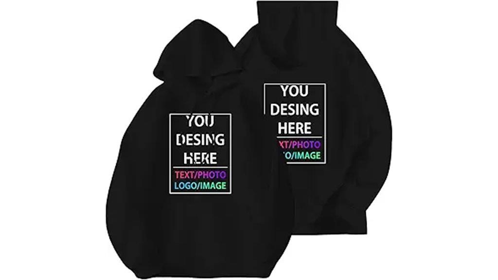 personalized unisex hooded sweatshirt