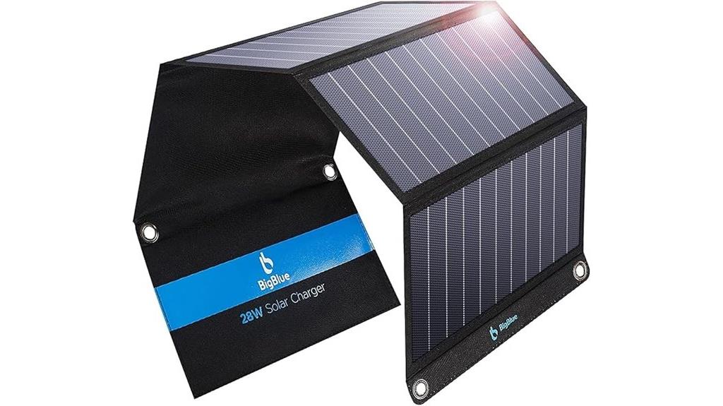 portable solar charger with usb