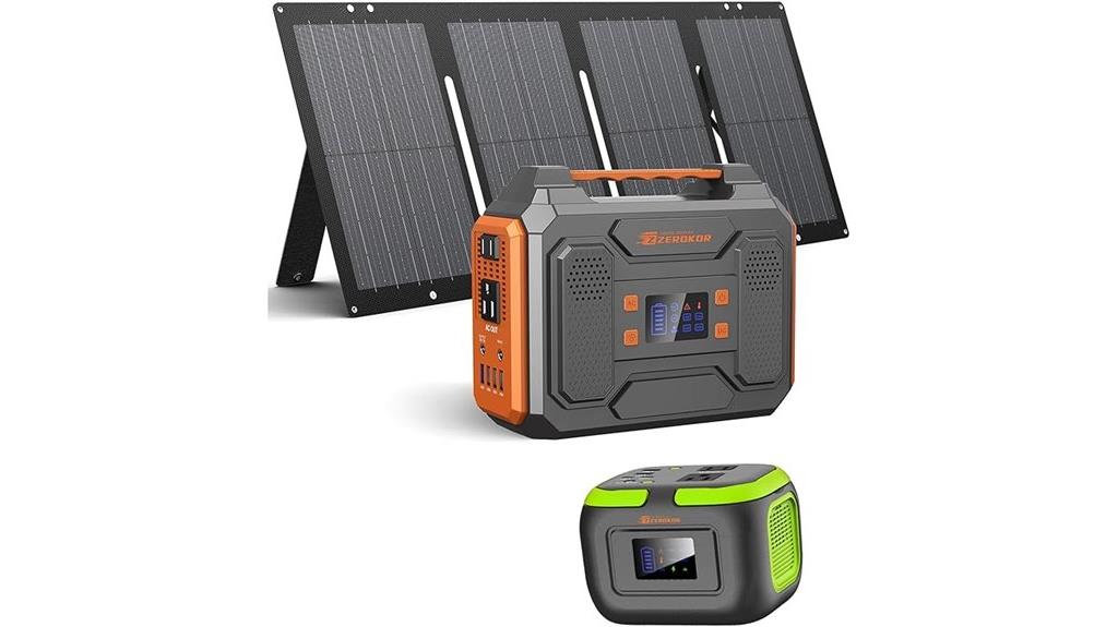 portable solar power generator