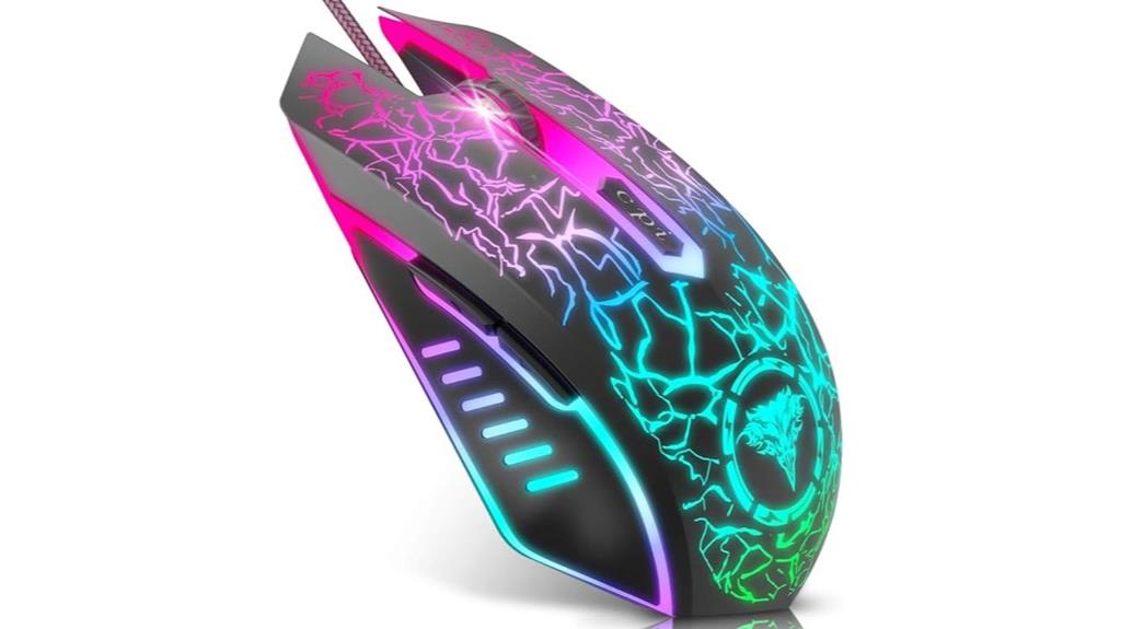 rgb backlit gaming mouse