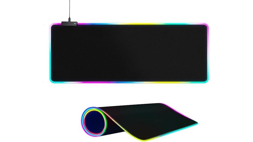 rgb gaming mouse pad