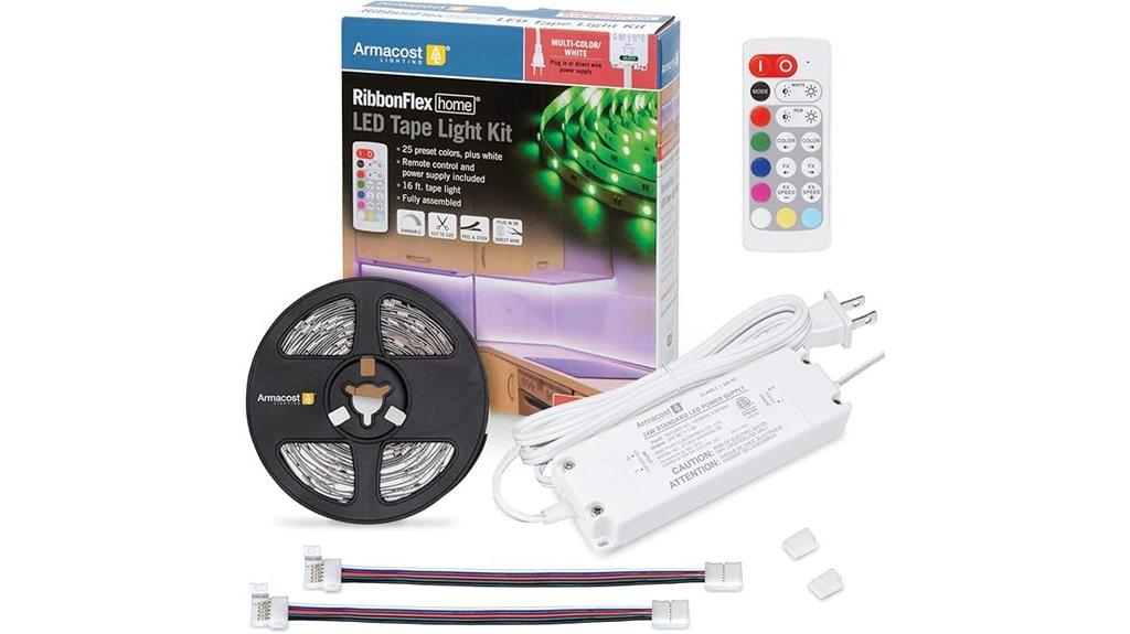 rgb w led strip kit