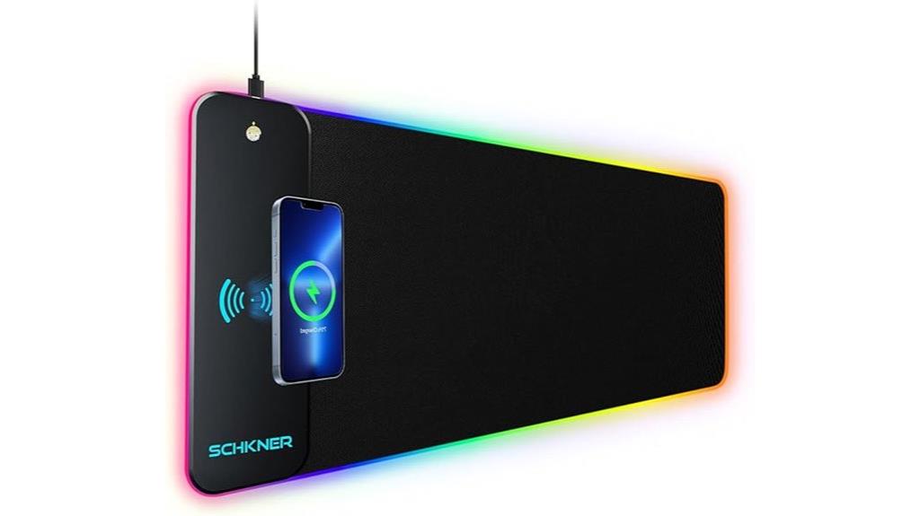 rgb wireless charging pad