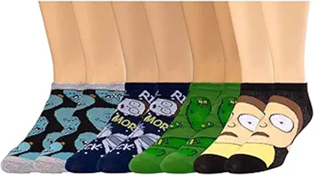 rick and morty socks set