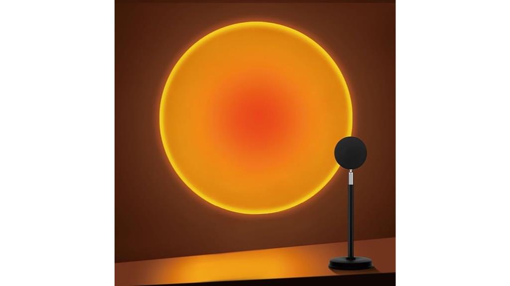 rotating sunset lamp projector