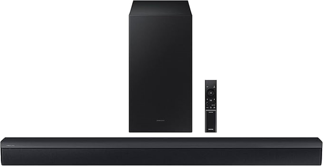 samsung soundbar with subwoofer