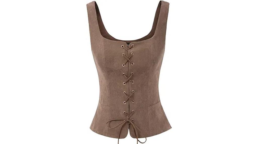 scarlet pirate cosplay vest