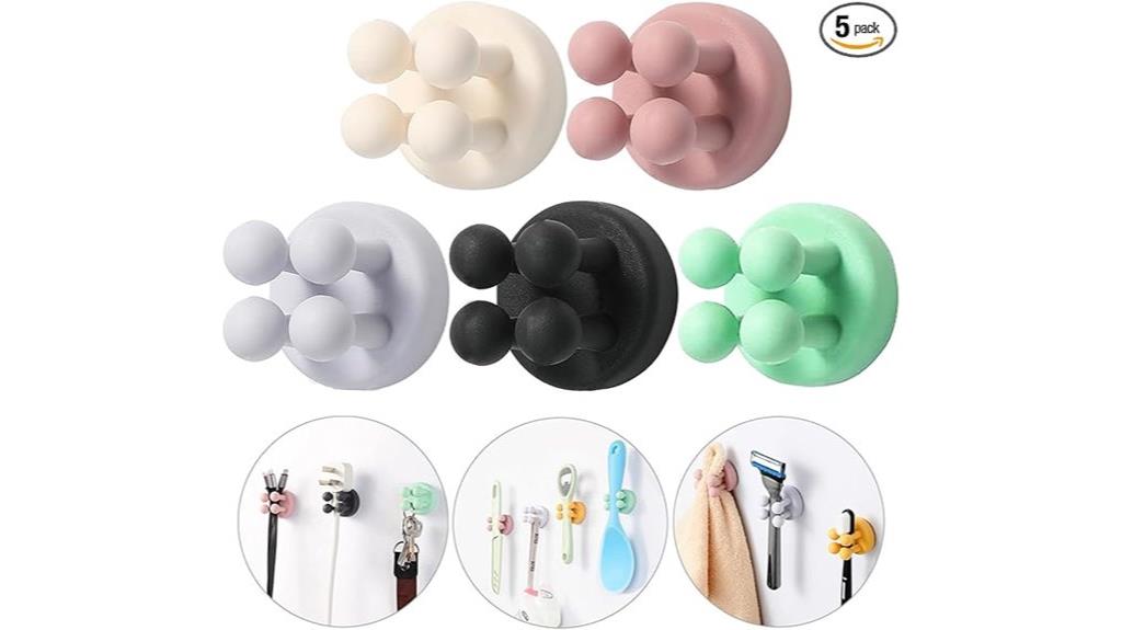 silicone toothbrush holder set