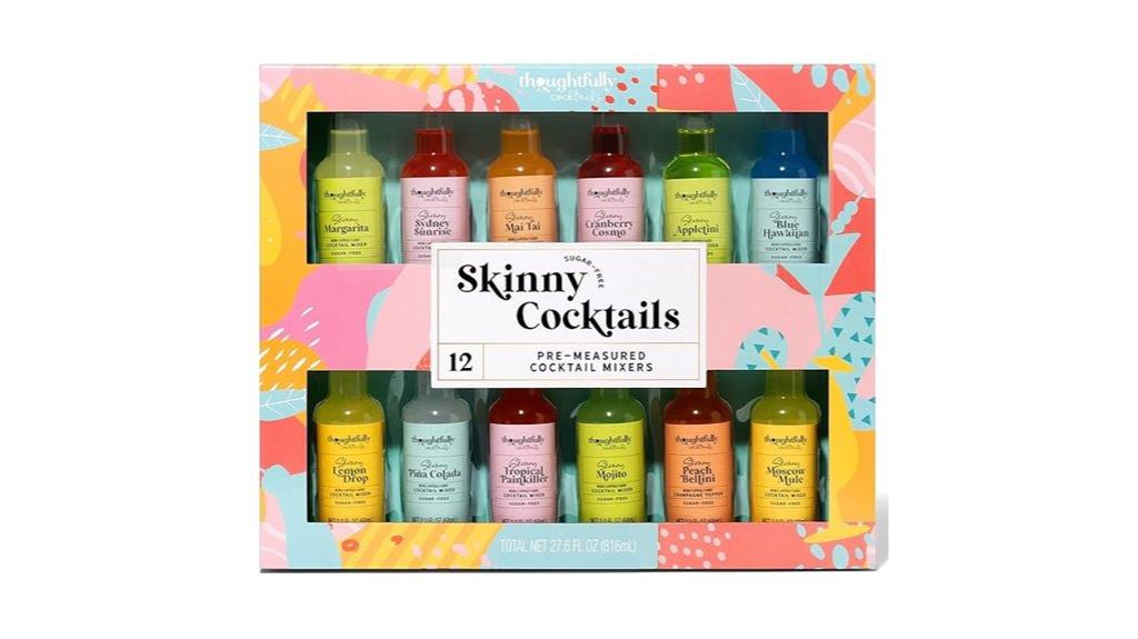 skinny cocktail mixer set