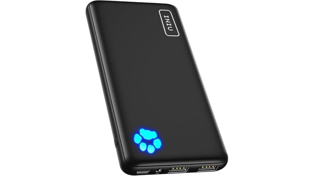 slim portable 10000mah charger