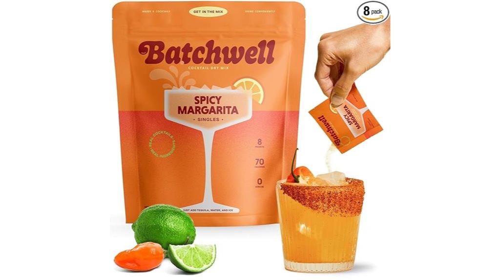 spicy margarita mix singles