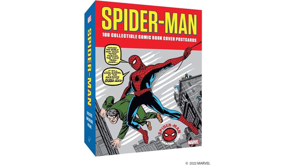 spider man collectible postcard set