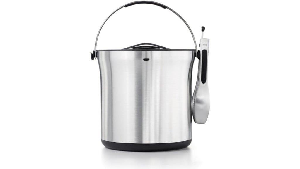 stainless steel ice bucket