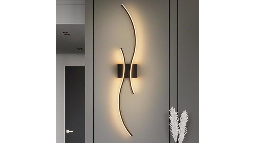 stylish led wall fixture