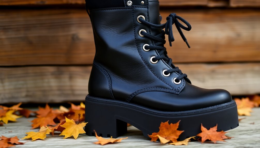 stylish womens combat boots