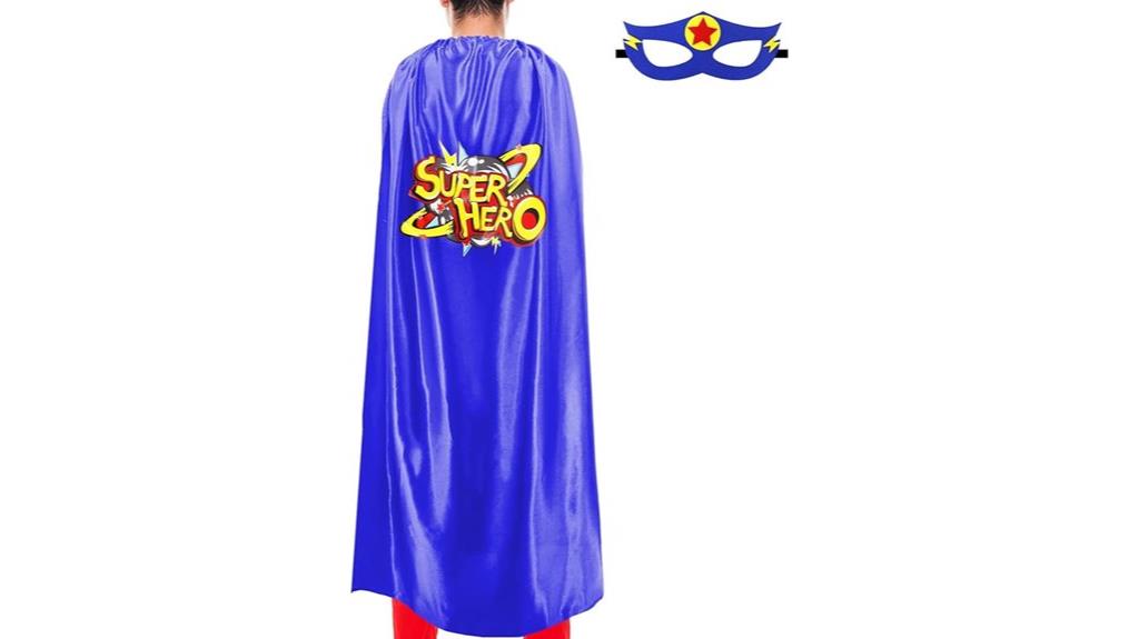 superhero cape and mask