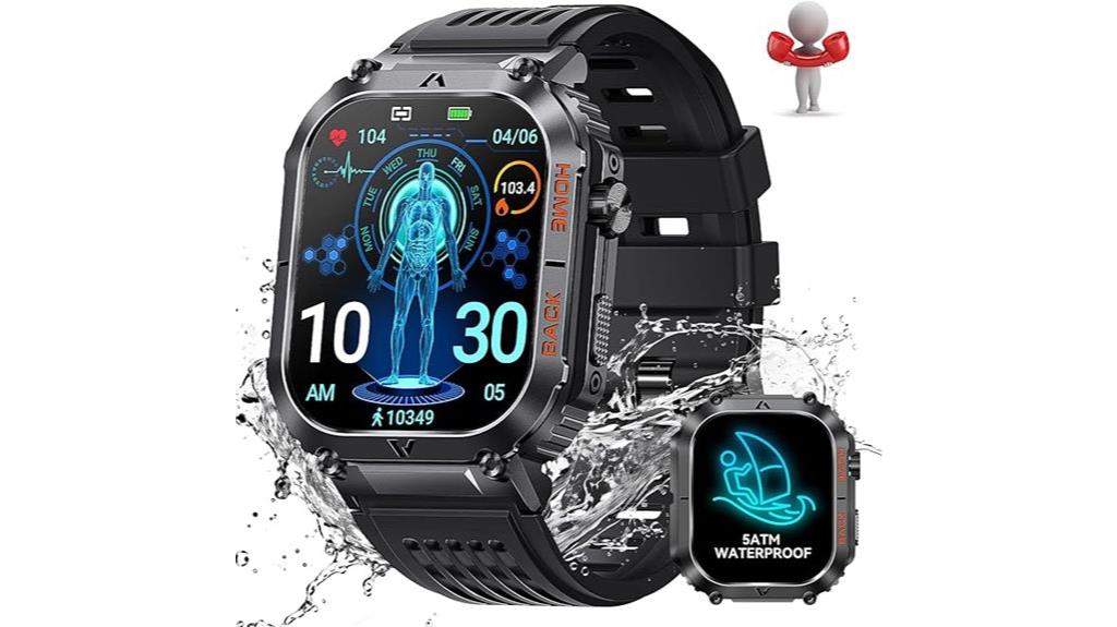 tactical waterproof smart watch