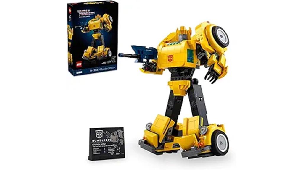 transformers bumblebee lego figure