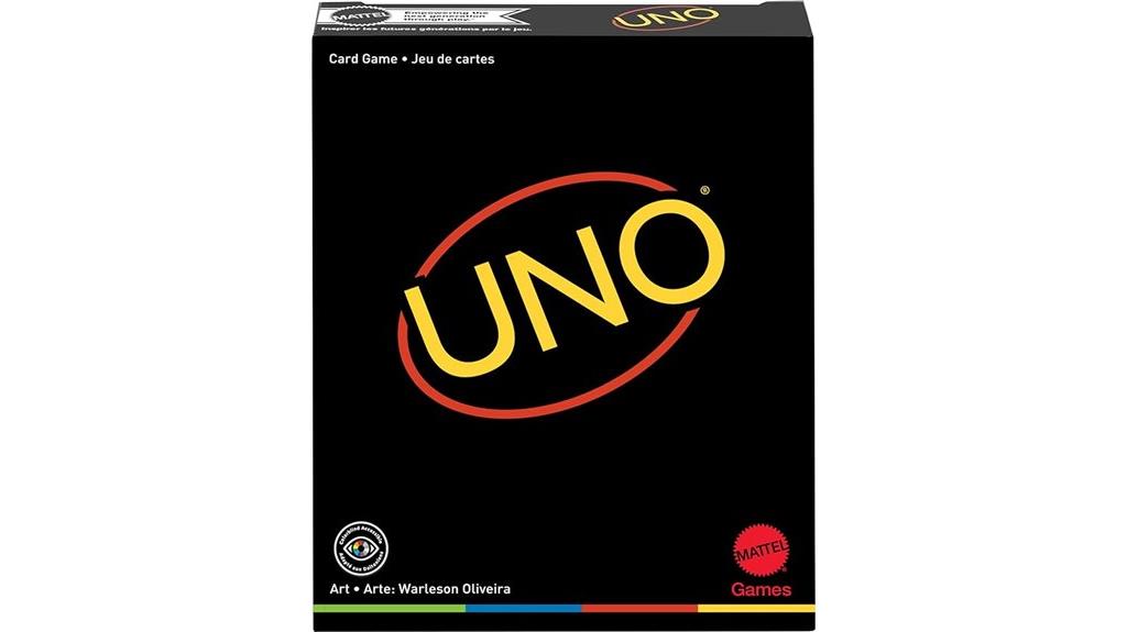 uno card game minimalist design