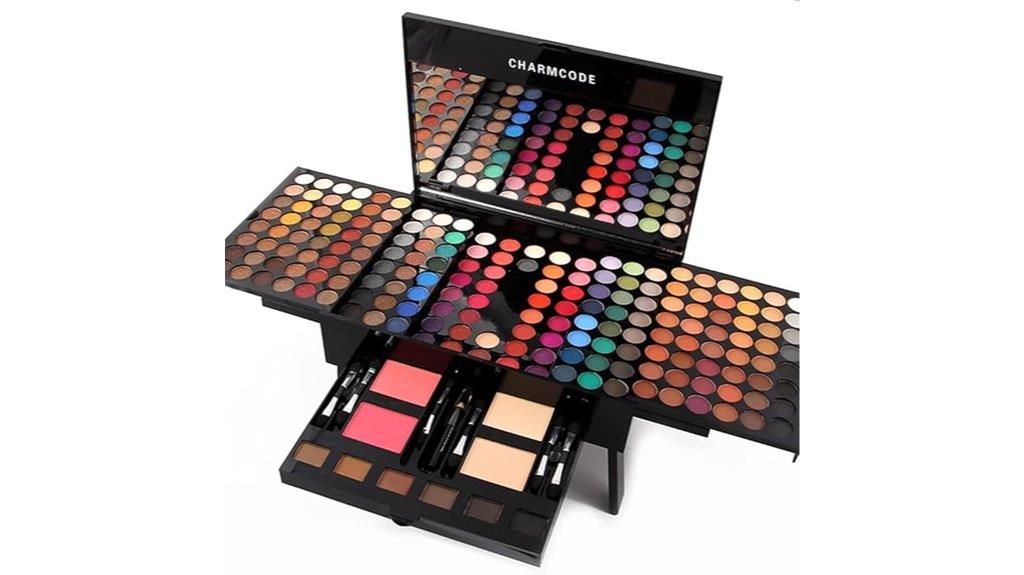 vibrant 190 color makeup palette