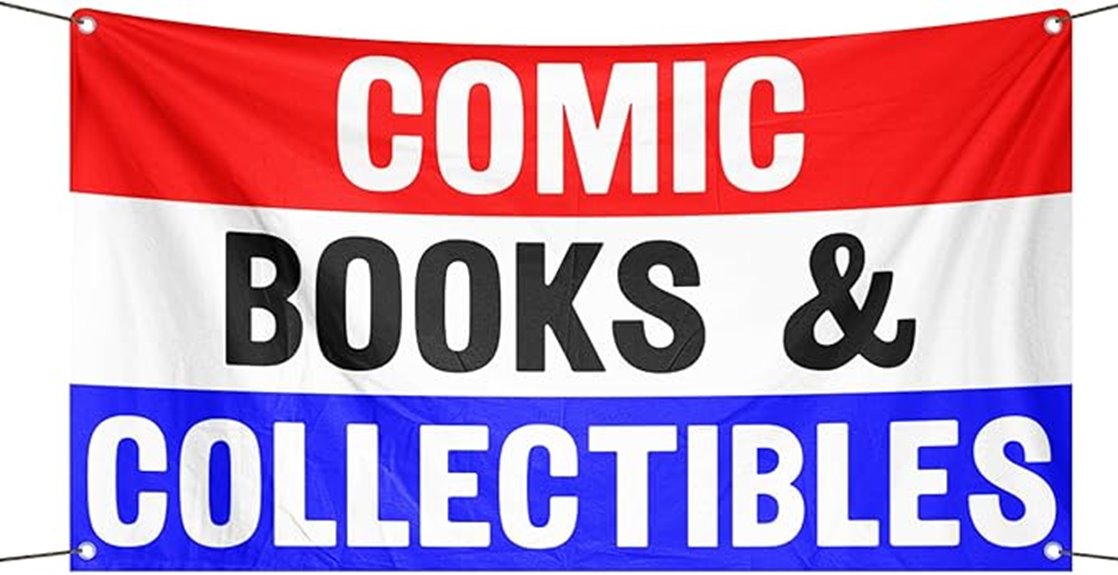 weatherproof comic book banner