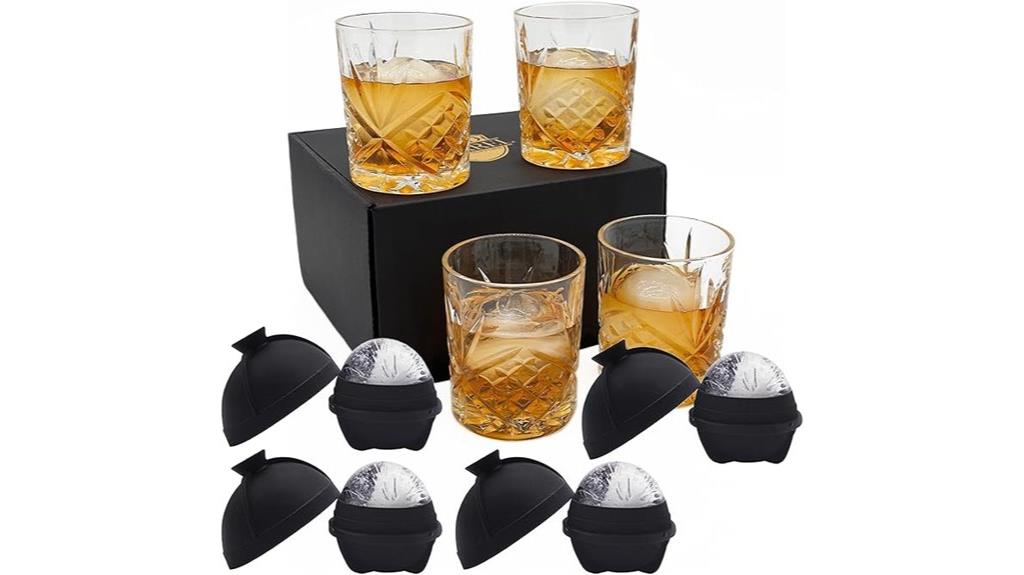 whiskey glass gift set