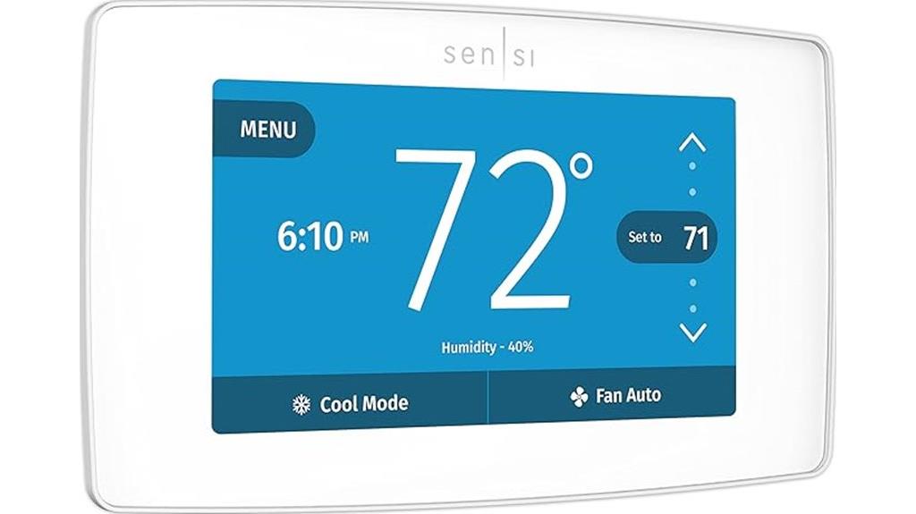 wi fi smart thermostat features