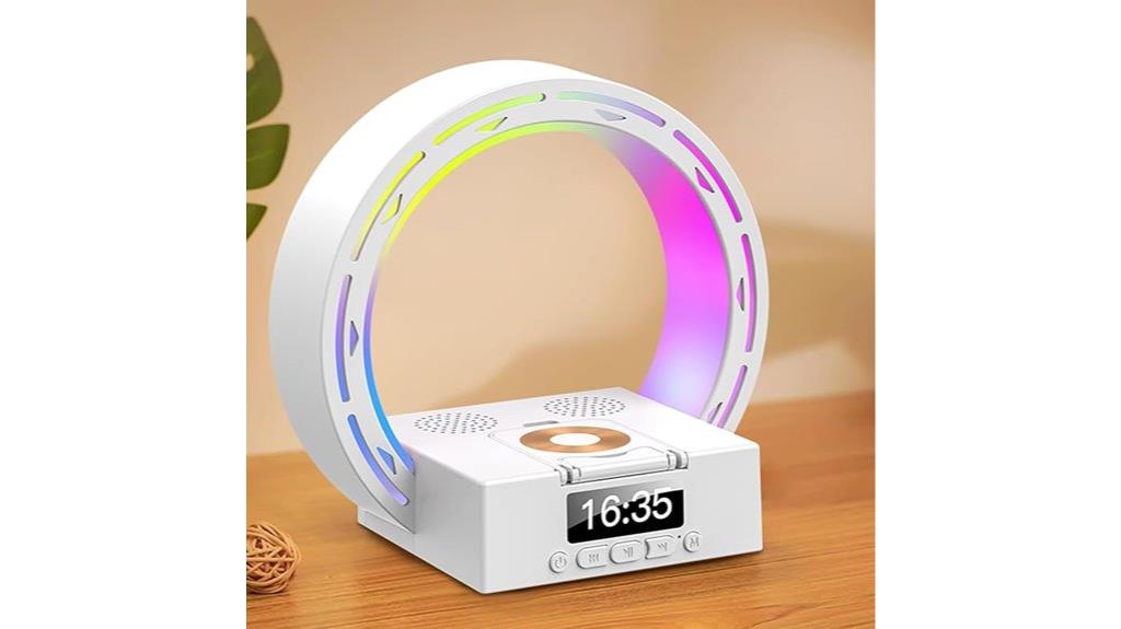 wireless charging bedside speaker